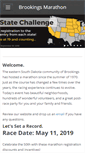 Mobile Screenshot of brookingsmarathon.com